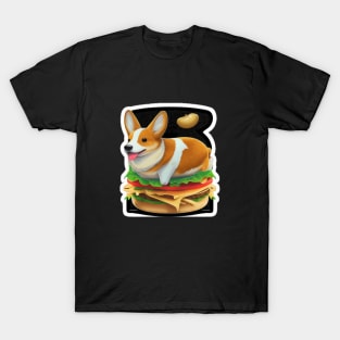 Corgi burger T-Shirt